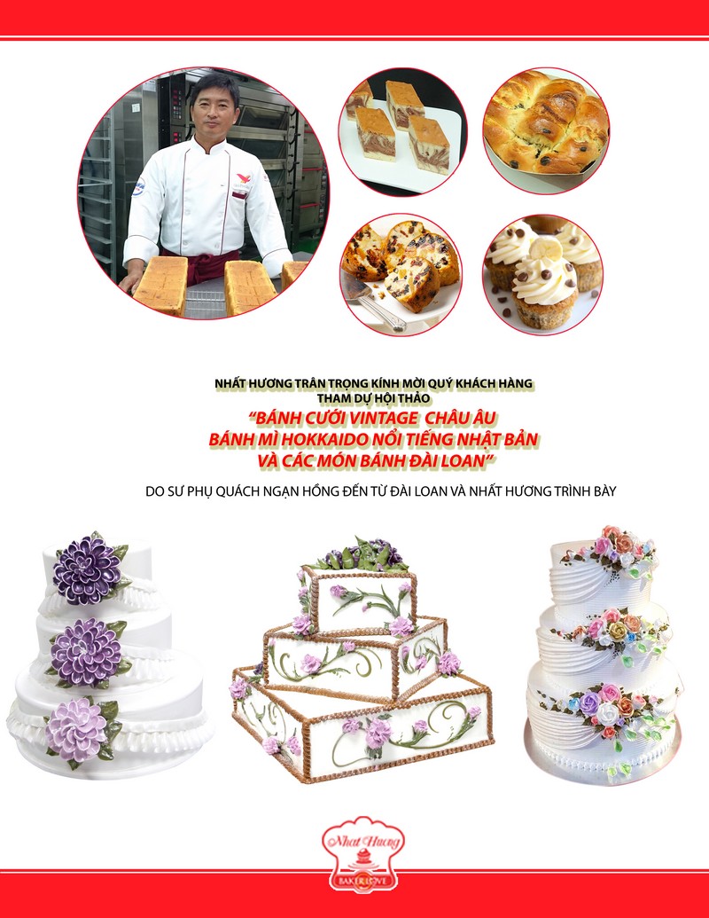 Thư mời hội thảo làm bánh hokkaido nhật bản